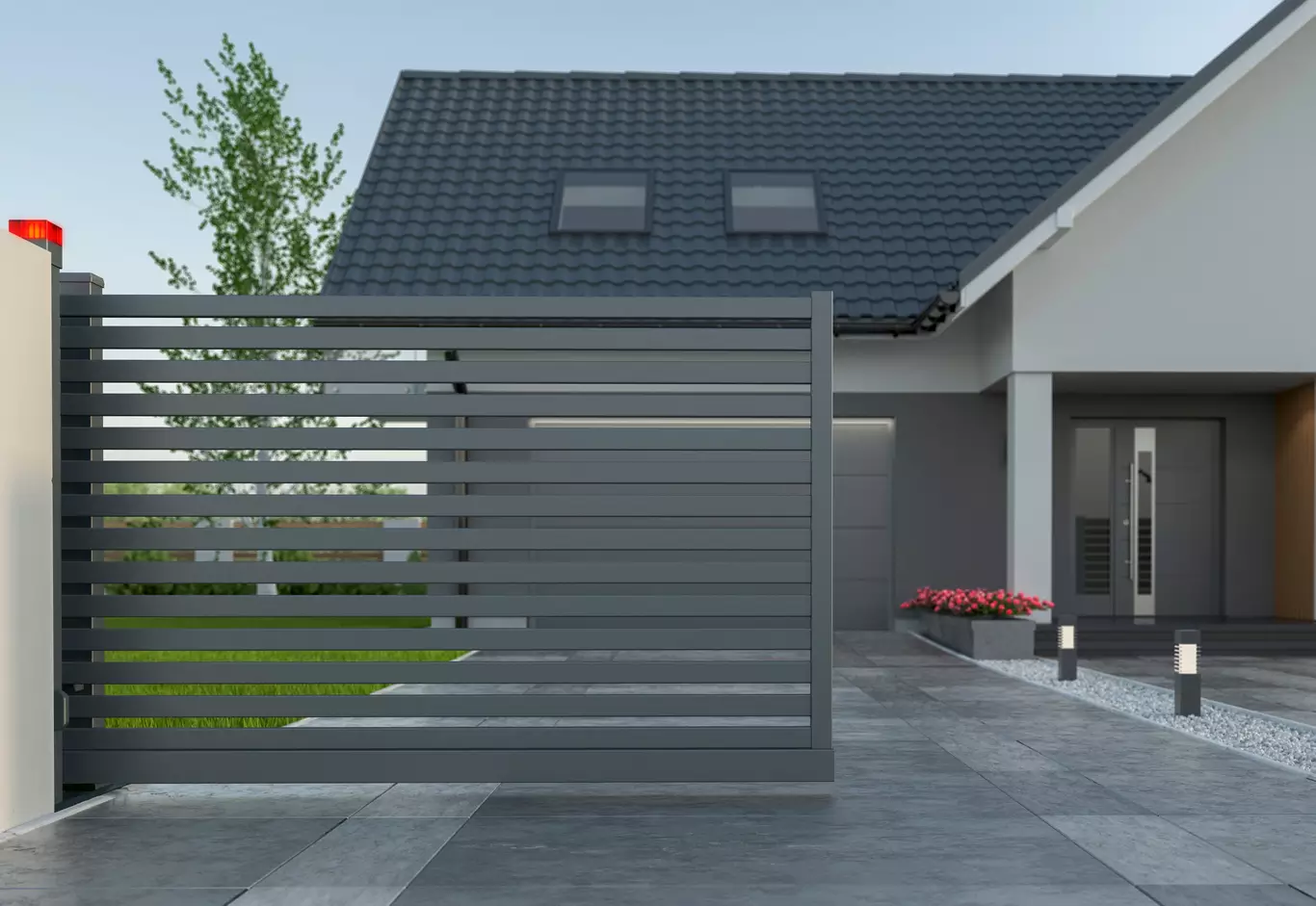 Installation de portail électrique à Vayres